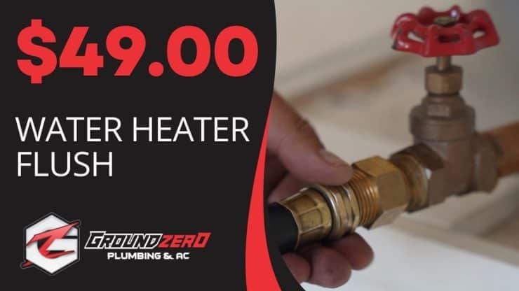 water heater flush coupon