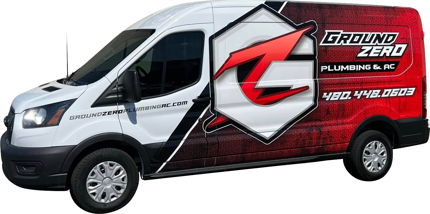 Ground Zero Plumbing & AC van