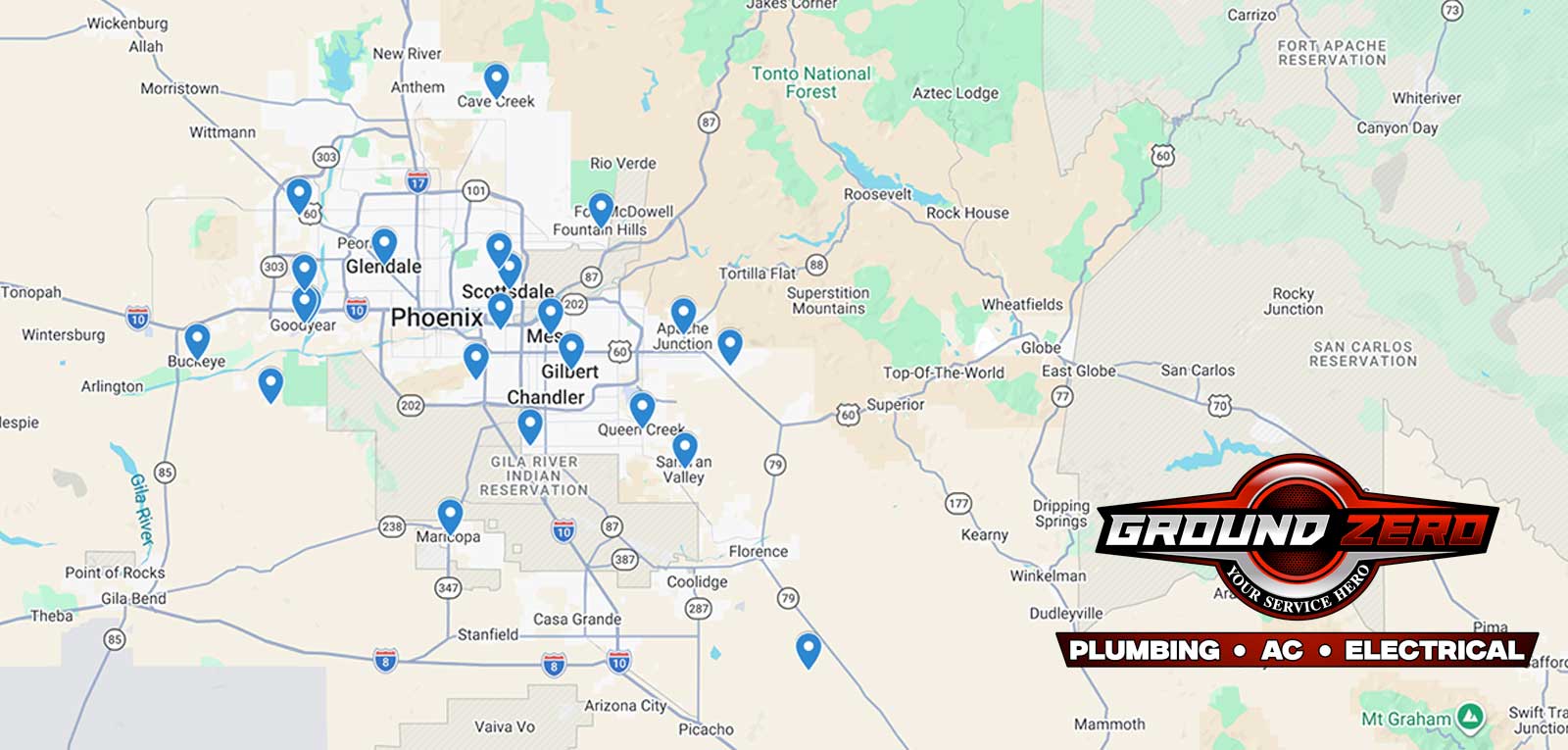 Service Areas